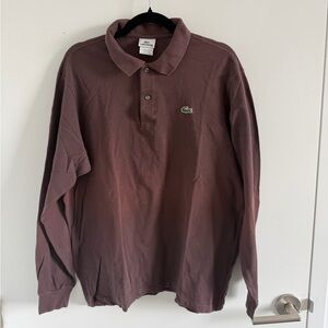 Lacoste Men's Dark Brown Polo Shirt